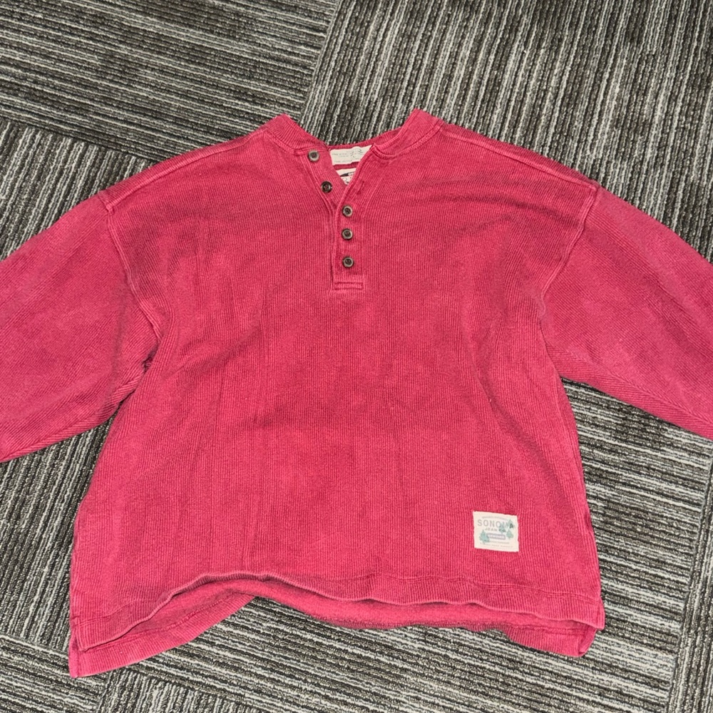 Sonoma Men's red Button Down Shirt
